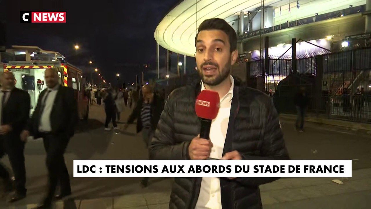 Ligue des champions : ambiance tendue autour du stade de France à cause de débordements