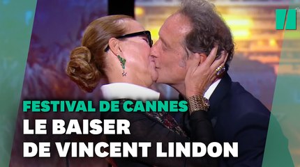 Descargar video: À Cannes, Vincent Lindon embrasse Carole Bouquet en clôture du festival