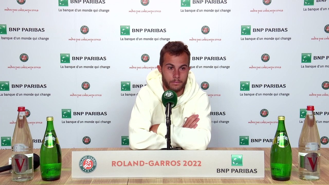 Roland-Garros 2022 - Hugo Gaston, éliminé au 3e tour : "Je suis assez déçu de moi... "