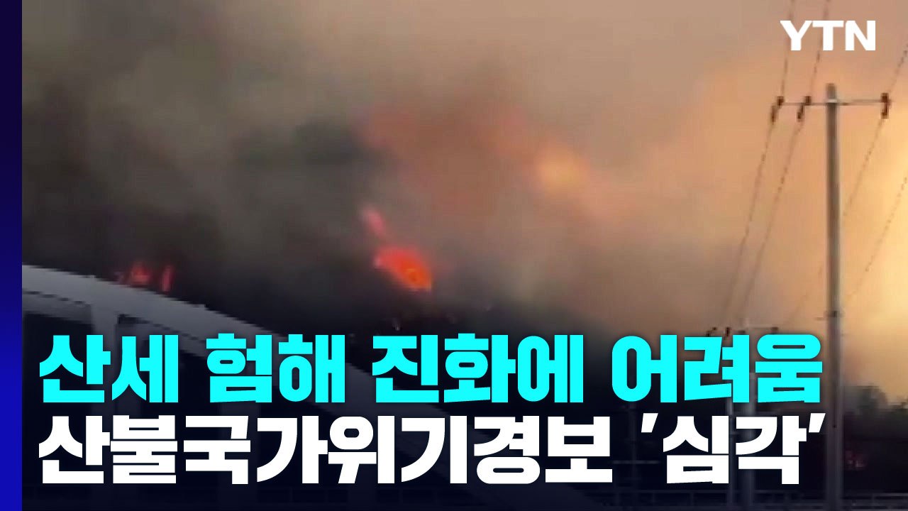 경북 울진 산불 진화율 65%..."오전 중 진화 목표" / YTN