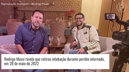 Ex-BBB Rodrigo Mussi faz revelação surpreendente sobre internação: 'Comecei a retirar a intubação'