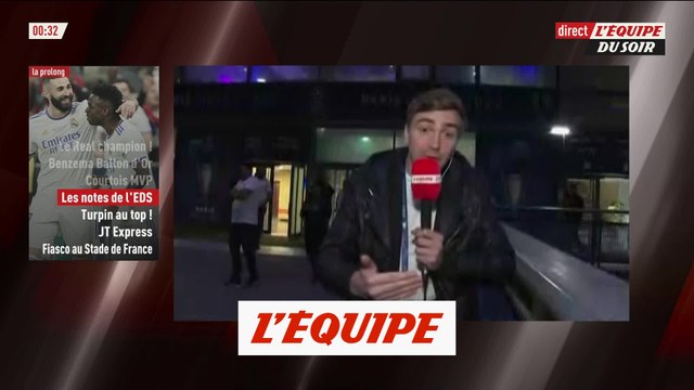 Bertrand Latour frappé avant la finale - Foot - C1 - Liverpool-Real Madrid