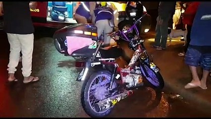 Colisão entre mobilete e bicicleta deixa rapaz ferido no Tarumã