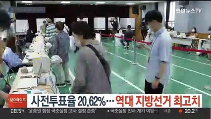 Tải video: 사전투표율 20.62%…역대 지방선거 최고치