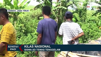 Berenang Tanpa Sepengetahuan Guru, Bocah SD di Jember Ditemukan Tewas Tenggelam di Sungai
