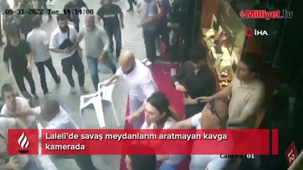 Laleli karıştı! Kuyruk dükkan önünü kapatınca kavga çıktı