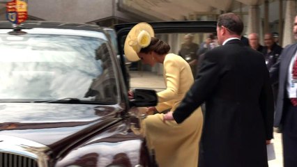 Royal Family leave the Guildhall after Jubilee lunch