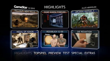 Video-Highlights 12/2010 - Die Highlights der GameStar-DVD
