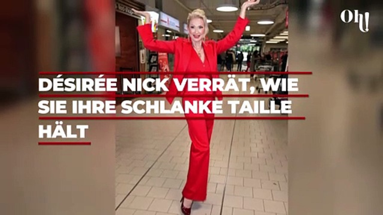 Désirée Nick verrät, wie sie ihre schlanke Taille hält