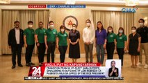 Transition team ni VP-elect Sara Duterte, sinalubong ni outgoing VP Leni Robredo sa... | 24 Oras