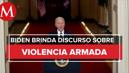 Biden pide más control sobre armas: "¿cuánta carnicería estamos dispuestos a aceptar?"