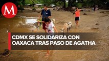 Instalan centros de acopio en las 16 alcaldías de CdMx en apoyo a damnificados de Oaxaca