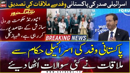 Israeli President confirms meeting with Pakistani delegation