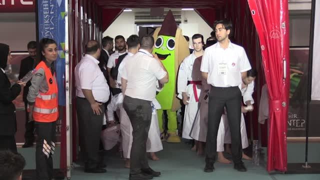 GAZİANTEP - 57. Avrupa Büyükler Karate Şampiyonası - Altın madalya kazanan Erkek Kata Milli Takımı