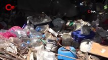 Temizlik ekipleri 3 kamyon çöp çıkan evde 210 bin lira nakit ve döviz buldu