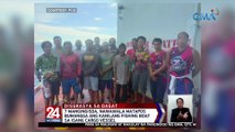 Pitong mangingisda, nawawala matapos bumangga ang kanilang fishing boat sa isang cargo vessel | 24 Oras Weekend