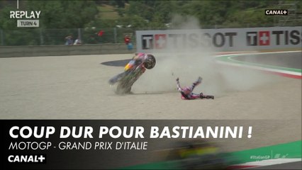 Enea Bastianini part à la chute - Grand Prix d'Italie - MotoGP