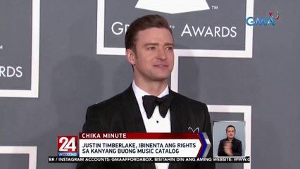 Justin Timberlake, ibinenta ang rights sa kanyang buong music catalog | 24 Oras Weekend