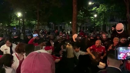 Polizei und Liverpool-Fans geraten aneinander