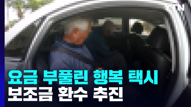 어르신 요금 부풀린 행복 택시... 운행 정지 / YTN