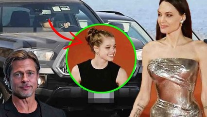 Angelina is banning child from seeing Pitt, this started after Shiloh stealthy to drive her own car