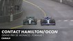 Contact entre Hamilton et Ocon ! - Grand Prix de Monaco - F1