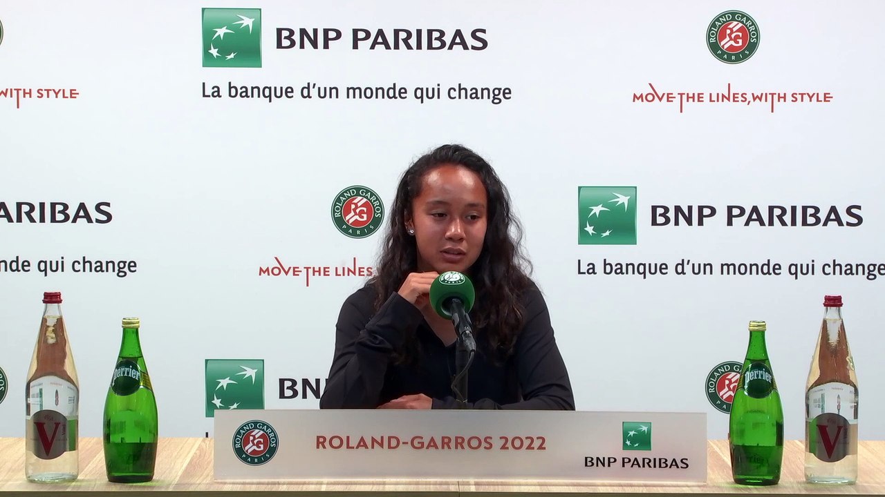 Roland-Garros 2022 - Leylah Fernandez : "Je suis très contente que le public français soit avec moi ces derniers matches, cela m'a beaucoup aidée"