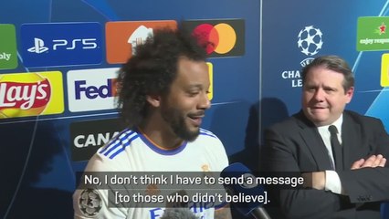Real don't need to send a message to non-believers - Marcelo