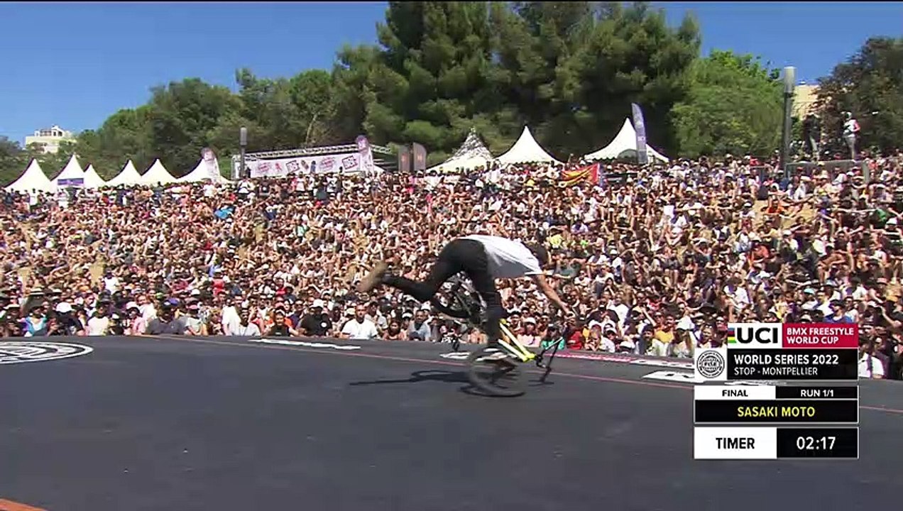 Moto Sasaki | 3rd place - UCI BMX Freestyle Flatland World Cup Men Final | #FISEMontpellier 2022