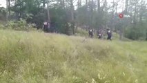 Kırklareli'nde 32 kaçak göçmen ormanda saklanırken bulundu: 1 gözaltı