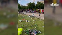 Paris : la place de la Nation remplie de déchets après le départ des fans de Liverpool