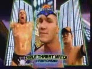 Triple H talks about the triple threat match