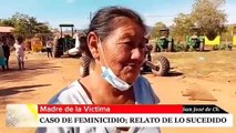 “Le decía que no iba ser para nadie”, relata la madre de la mujer asesinada en San José de Chiquitos