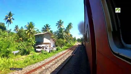 Sri Lanka Travel Coastal Railway Line Journey 2022