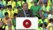 Erdoğan: Biz Gözümüzü Burada Açtık, İlk Havamızı Burada Soluduk, Allah'ın İzniyle Son Nefesimize Kadar da Buradayız