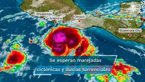 Oaxaca y Guerrero toman previsiones por efectos del huracán Agatha