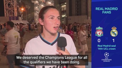 Real Madrid fans jubilant after Champions League triumph