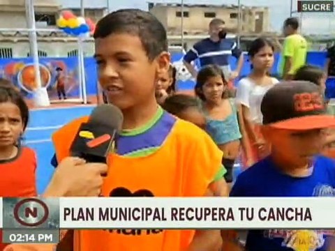 Sucre | Plan Municipal Recupera tu Cancha llega al sector San Luis de Cumaná