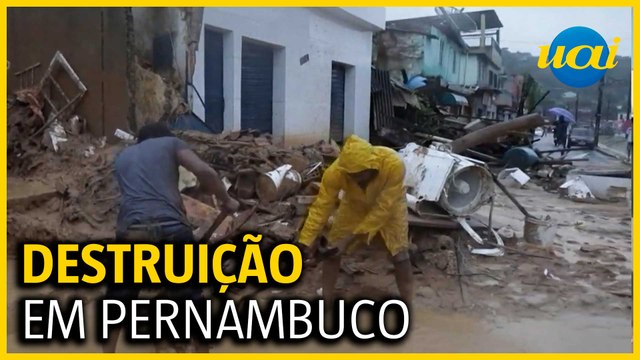 Tempestades causam mortes e destruição em Recife