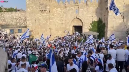 Fanatik Yahudi yerleşimcilerin Doğu Kudüs'teki provokatif "bayrak yürüyüşü" sona erdi