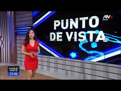 Candy Quispe Tello en Punto de vista atv+ noticias en vivo