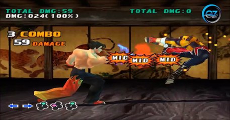 Tekken 3 - Jin Kazama Move List