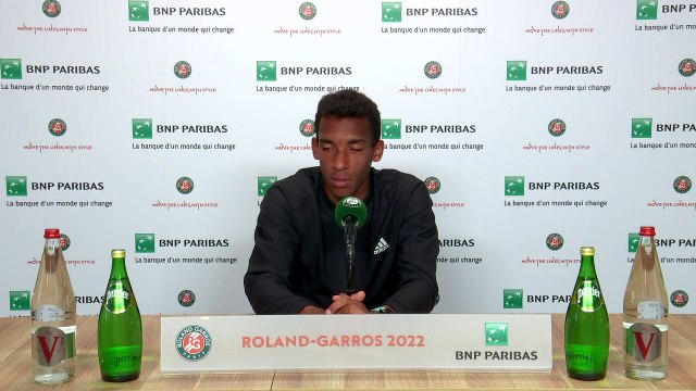 Roland-Garros 2022 - Félix Auger-Aliassime sur Nadal qui va jouer Djokovic : Je souhaite le meilleur à Rafa et je sais qu'il sait que ça va être un gros combat !