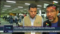 Jurados de votación inician preconteo de votos en jornada electoral de Colombia