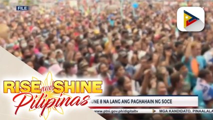 Comelec: Hanggang June 8 na lang ang paghahain ng SOCE