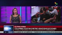 Candidato Gustavo Petro vence en primera elección presidencial