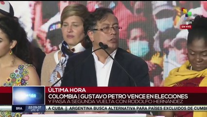 Candidato presidencial Gustavo Petro confirma voluntad de justicia social para el futuro de Colombia