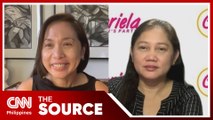 AAMBIS-OWA party-list rep. Sharon Garin & Gabriela party-list rep. Arlene Brosas | The Source