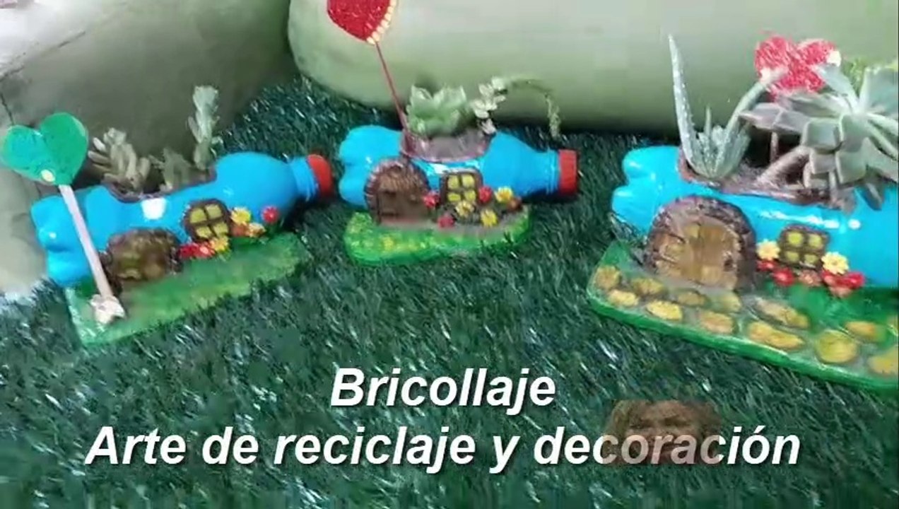 EL ARTE DEL RECICLAJE Y DECORACION