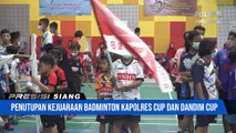 Kapolres Metro Bekasi Hadiri Penutupan dan Penyerahan Kejuaraan Badminton Kapolres Cup dam Dandim Cup